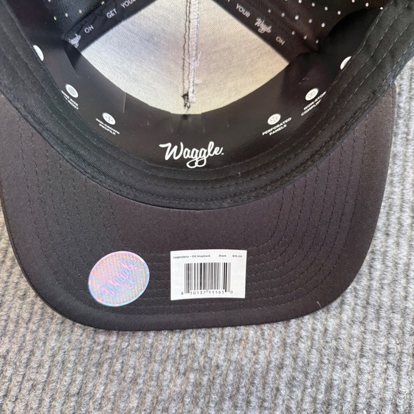 Waggle Golf Legendairy Snapback Hat Adjustable Funny Golf Cap - Picture 5 of 7